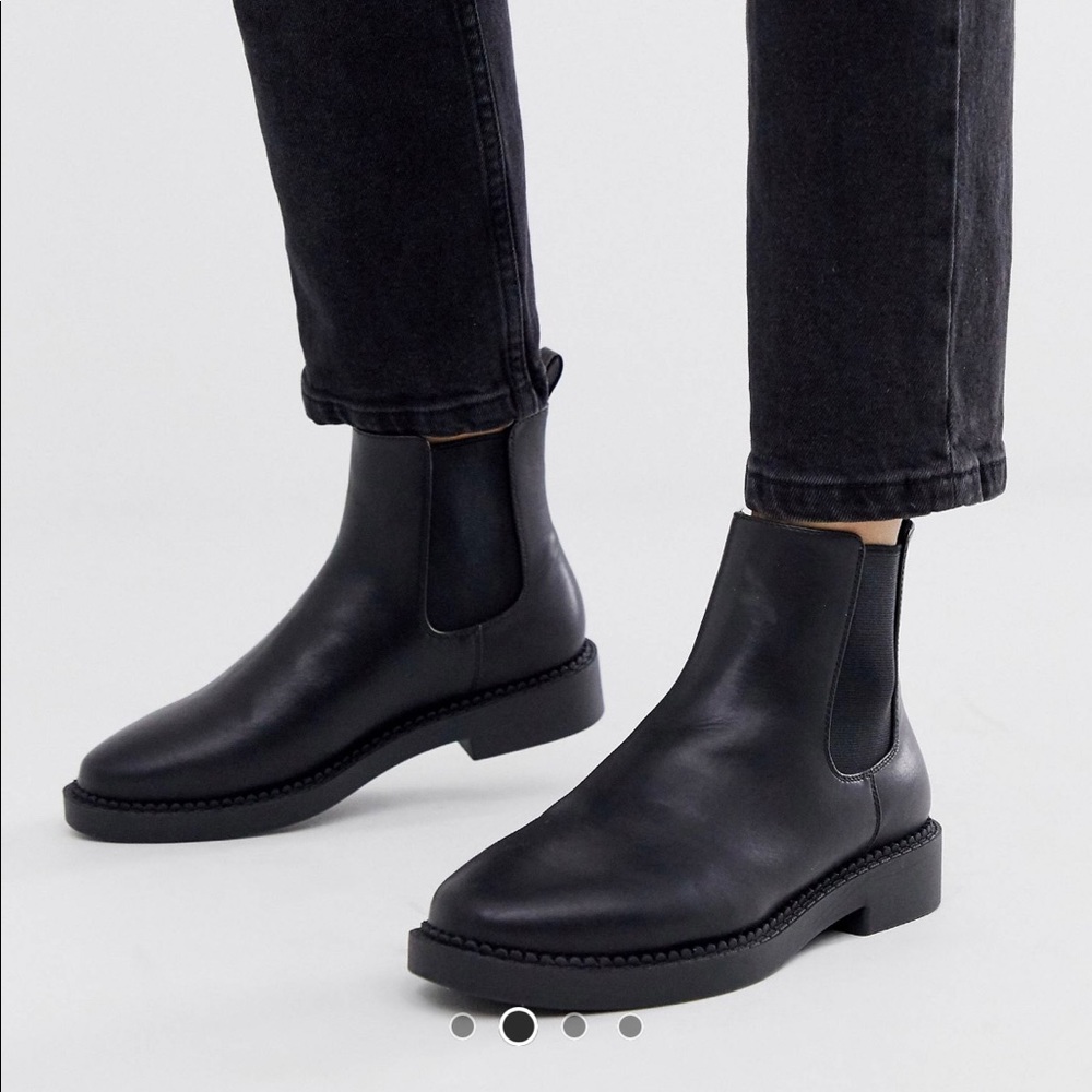 Asos Auto Chunky Chelsea Boots